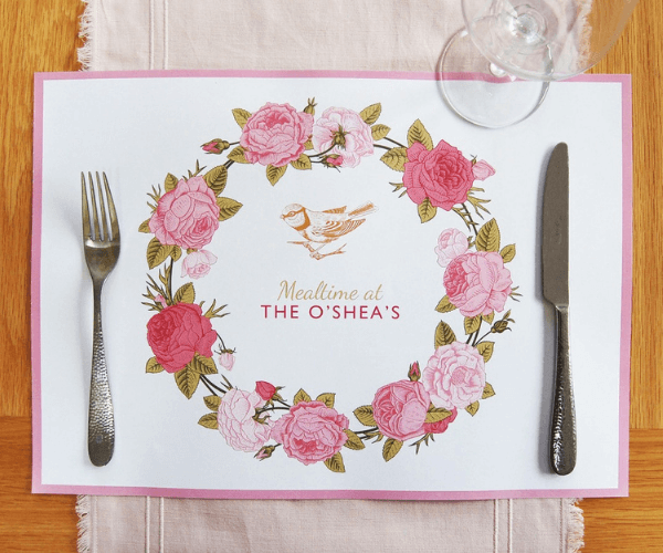 Custom Paper Placemats - return policy